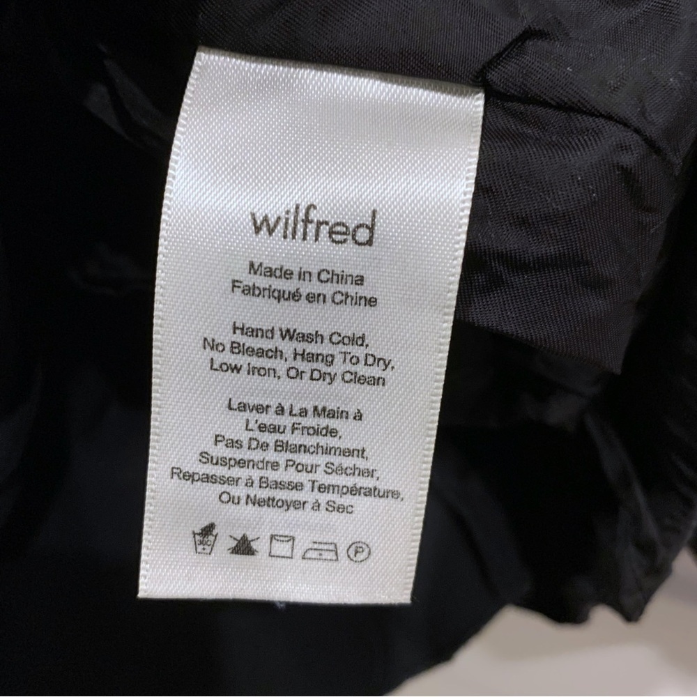 Aritzia Wilfred Deep V Plunge Montbrun Dress - Picture 8 of 9